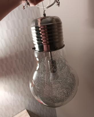 lampadario sospeso lampadina