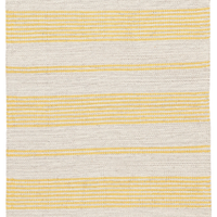 Tappeto pelo corto in cotone, GIALLO