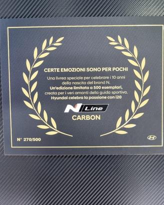 HYUNDAI i20 1.0 N-Line Carbon n.270/500