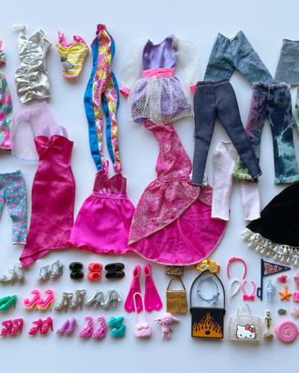 Accessori e vestiti Barbie 👗👠👛👚👢✨