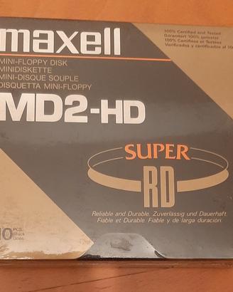 floppy Disk 5.25 Maxell  MD2-HD Super RD - Box 10 