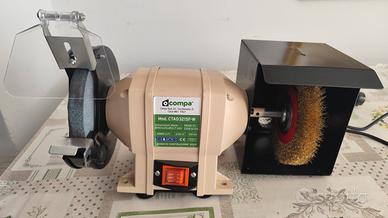 smerigliatrice compa da banco con smerigliatrice 