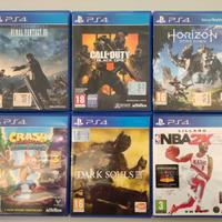 Vari giochi PS4