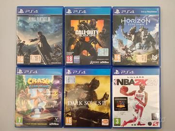 Vari giochi PS4