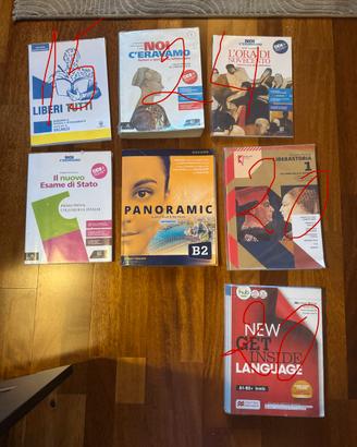 Libri vari scolastici ITIS Portogruaro