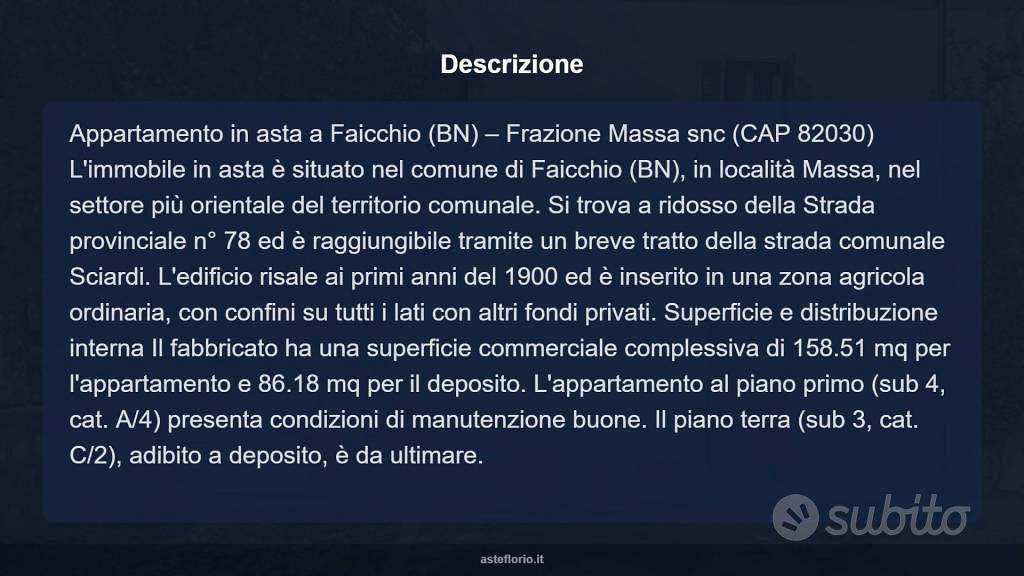 Appartamento – Faicchio, Benevento - Altro