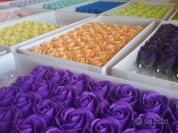 🌹 ROSE DI SAPONE DECORATIVE – LOTTI DA 50 PEZZI🌹