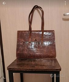 borsa in cuoio. Furlani madr in italiano originale