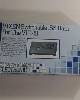 VIXEN Switchable 16k Ram (Commodore Vic-20)