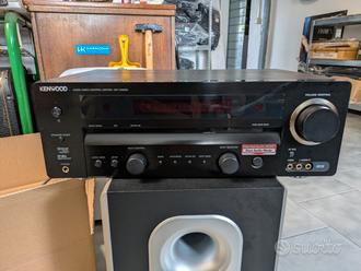 Amplificatore Kenwood con casse e Sub Jbl  			