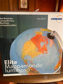 Mappamondo luminoso