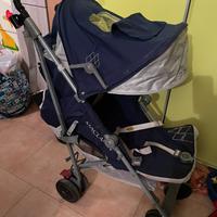 Passeggino Maclaren Techno XT blu con accessori