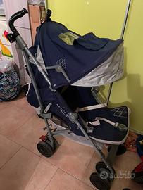 Passeggino Maclaren Techno XT blu con accessori