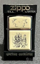 ZIPPO Ultralite Scrimshaw accendino - Raro
