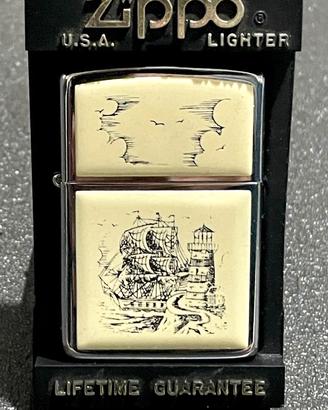 ZIPPO Ultralite Scrimshaw accendino - Raro