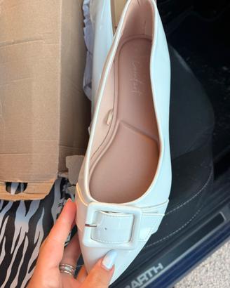 Scarpe basse bianche