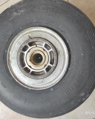 Ruota Completa Dunlop Aereo -Vintage/Militaria