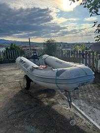 Gommone 4.30m con motore yamaha 20cv 2t