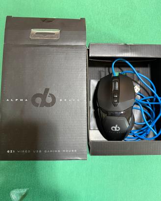 Alpha Bravo GZ1 Mouse da gioco cablato USB