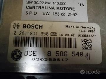 Centralina mot BMW 530 4X4 XDRIVE 2993cc F11 2016