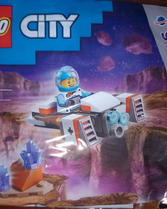 lego city 30663 space hoverbike navicella spaziale
