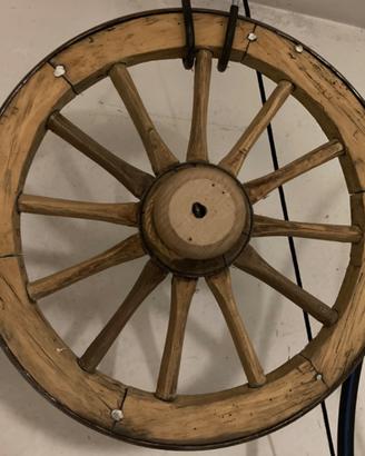 Ruota da carro antico coppia