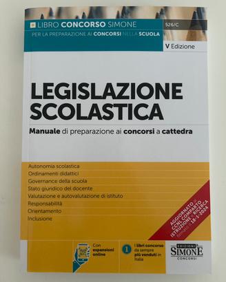 Legislazione scolastica manuale per la preparazion