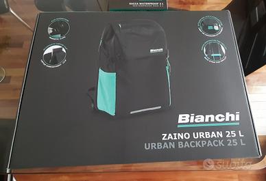 Zaino Urban 25L + Sacca Waterproof 2L Bianchi