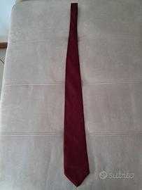 Cravatta Burberrys of London Vintage 100% Seta - R