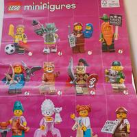 11 Minifigures Lego varie serie
