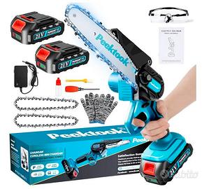 Mini Motosega a Batteria per Potatura, 1000W Motor