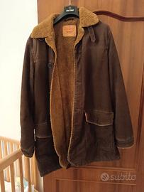 Giubbotto cappotto uomo Levi's marrone taglia XL