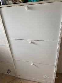 Scarpiera a 3 ante ribaltabili