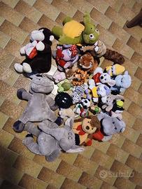 peluche vari  27 pezzi 