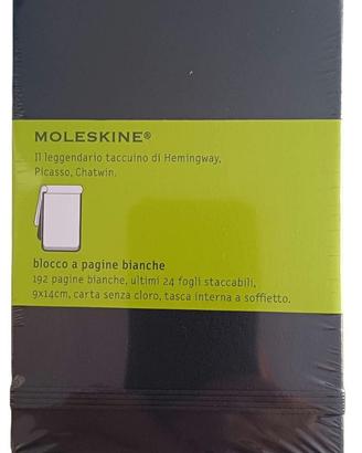 Moleskine. Blocco a pagine bianche