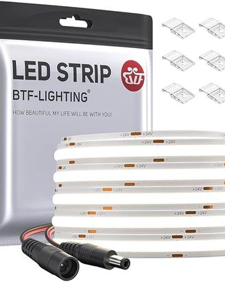 BTF-LIGHTING FCOB COB Striscia LED flessibile ad a