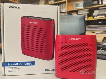 Bose SoundLink Colour Bluetooth rossa con scatola