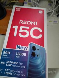 Smartphone redmi 15c nuovo ancora imballato 
