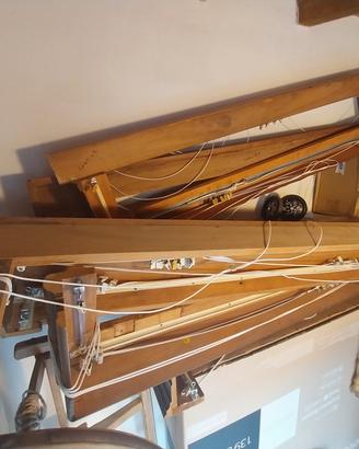 Mantovane in legno per tende vecchio stile