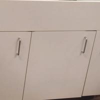 Lavandino inox con mobiletto