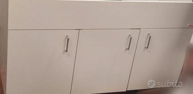 Lavandino inox con mobiletto