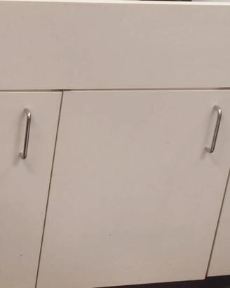 Lavandino inox con mobiletto