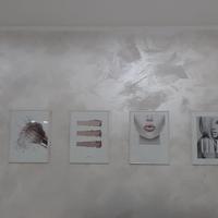 Quadri con cornice in vetro