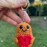 Portachiavi amigurumi patata