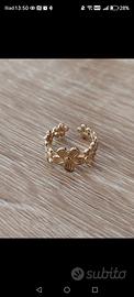 anello fiori regolabile PureLei