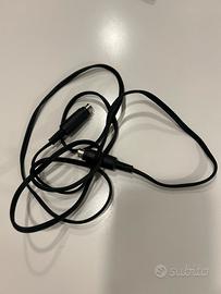 Cavo audio video di colore nero