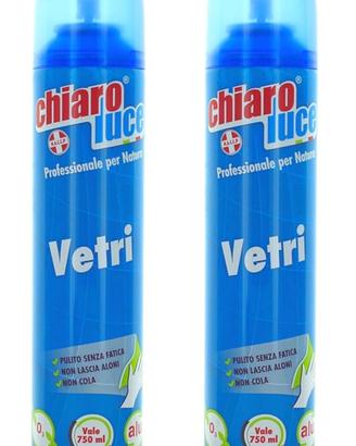 Chiaro luce pulitore vetro 2 pz