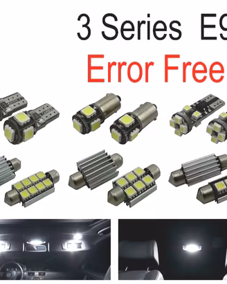 KIT 17 LAMPADE LED INTERNE BMW SERIE 3 E90 SEDAN 3