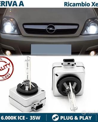 Lampadine Ricambio XENON per Opel Meriva D1S 6000K