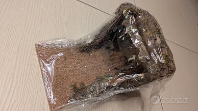 capanna in sughero per presepe 